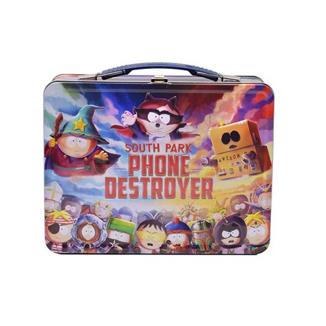 south park metal lunch box|South Park Phone Destroyer Vintage Tin Lunch Box.